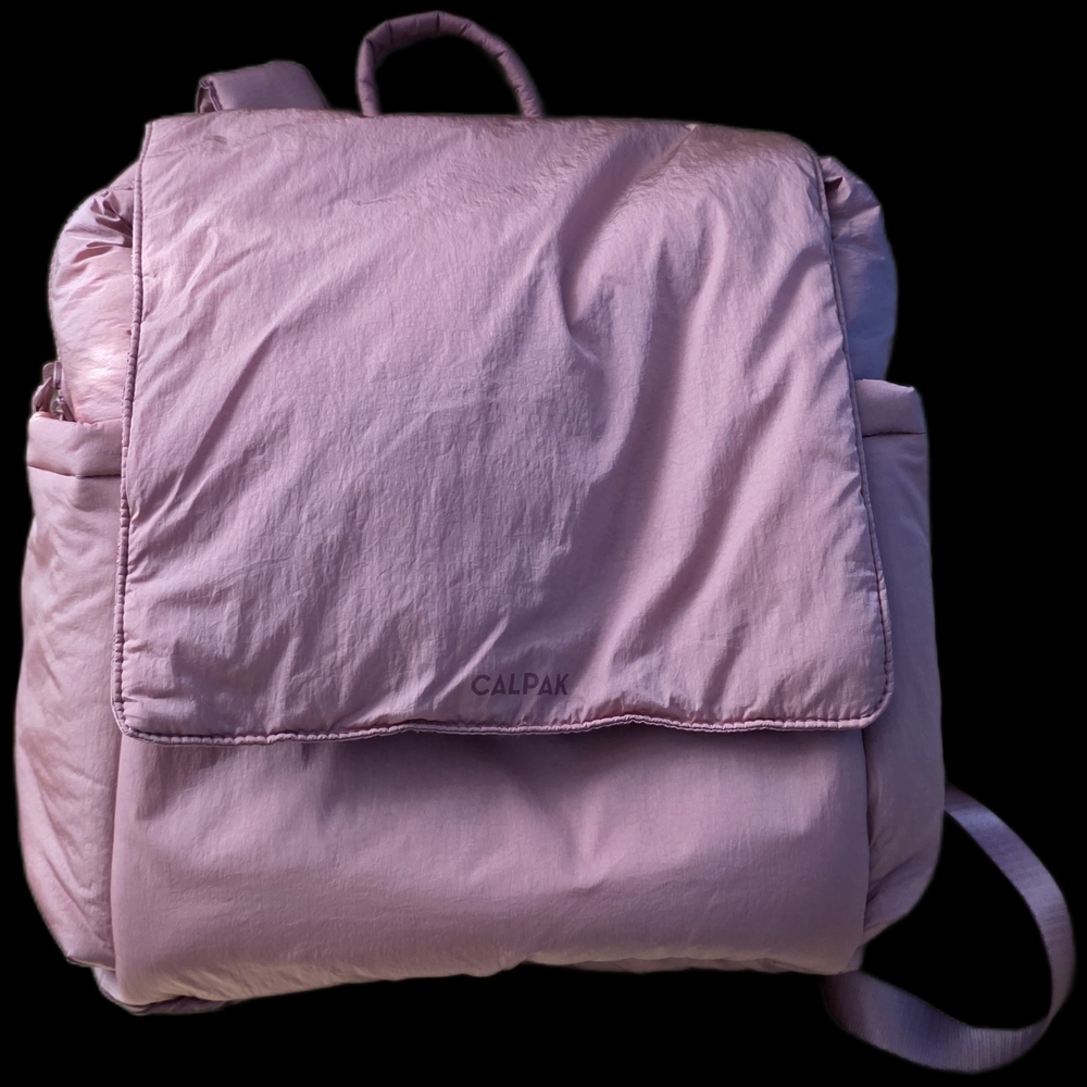 Calpak Pink Backpack Diper Bag